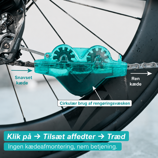 KædeRen™ | 360° Automatisk Kæderenser