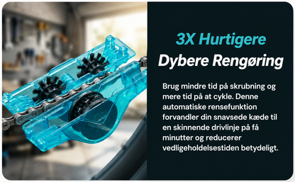 KædeRen™ | 360° Automatisk Kæderenser