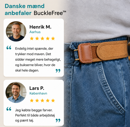 BuckleFree™ | Elastisk Bælte Uden Spænde
