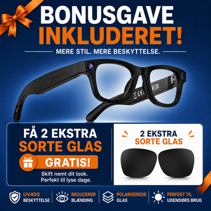 VisionAI™ Pro AI-smartbrillerne med kamera
