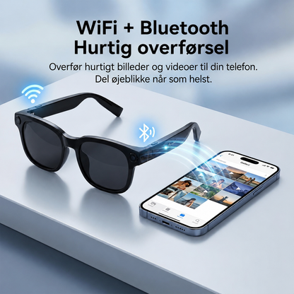 VisionAI™ Pro AI-smartbrillerne med kamera