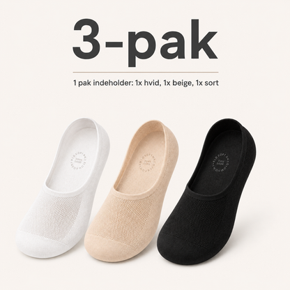 StepInvisible™ Usynlige No-Show Sokker (3-pak)