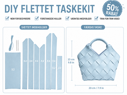 FletteLyst™ DIY-sæt til flettetaske