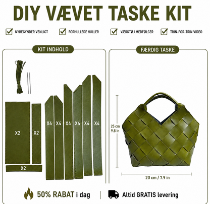 FletteLyst™ DIY-sæt til flettetaske