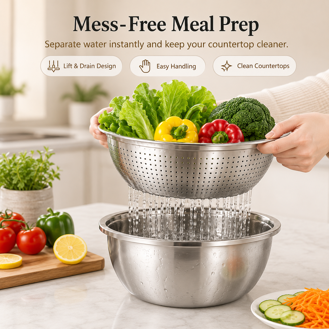 PrepMate™ 3-i-1 Køkkensæt