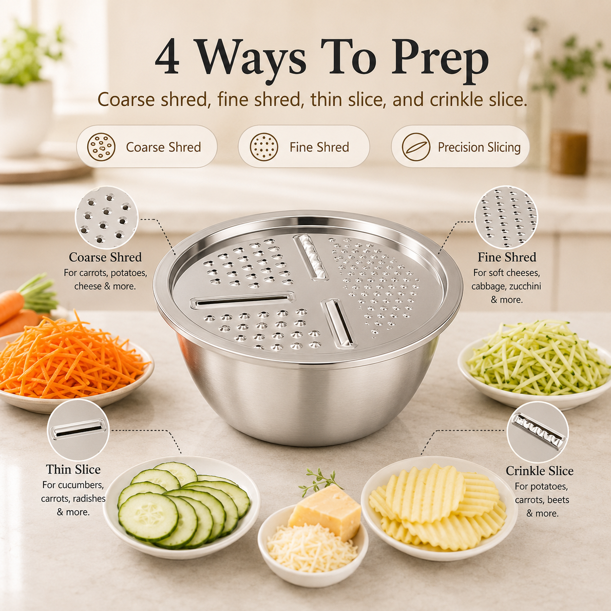 PrepMate™ 3-i-1 Køkkensæt