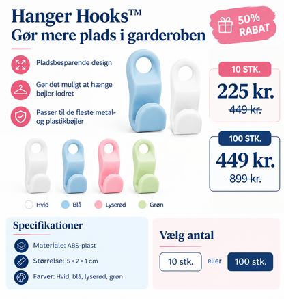 Hanger Hooks™ bøjleforbindere