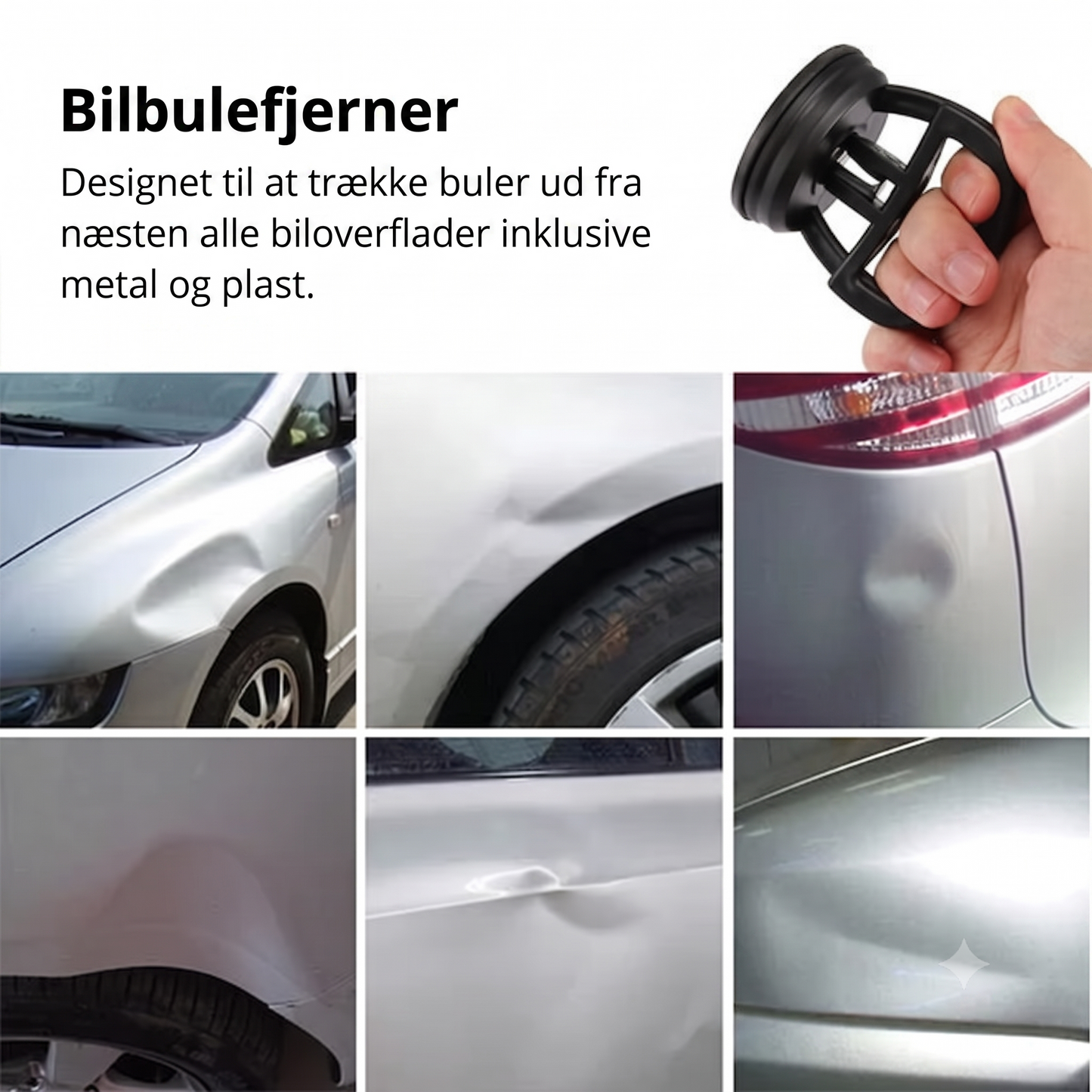 DentFix™ Buleudtrækker med Sugekop til Biler
