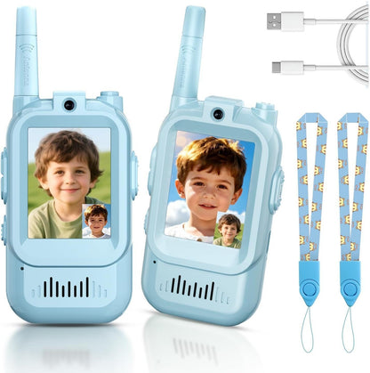 TalkView™ – Video-walkie-talkies til børn (2-pak)