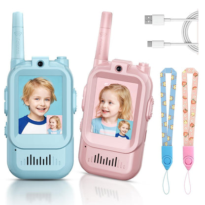 TalkView™ – Video-walkie-talkies til børn (2-pak)