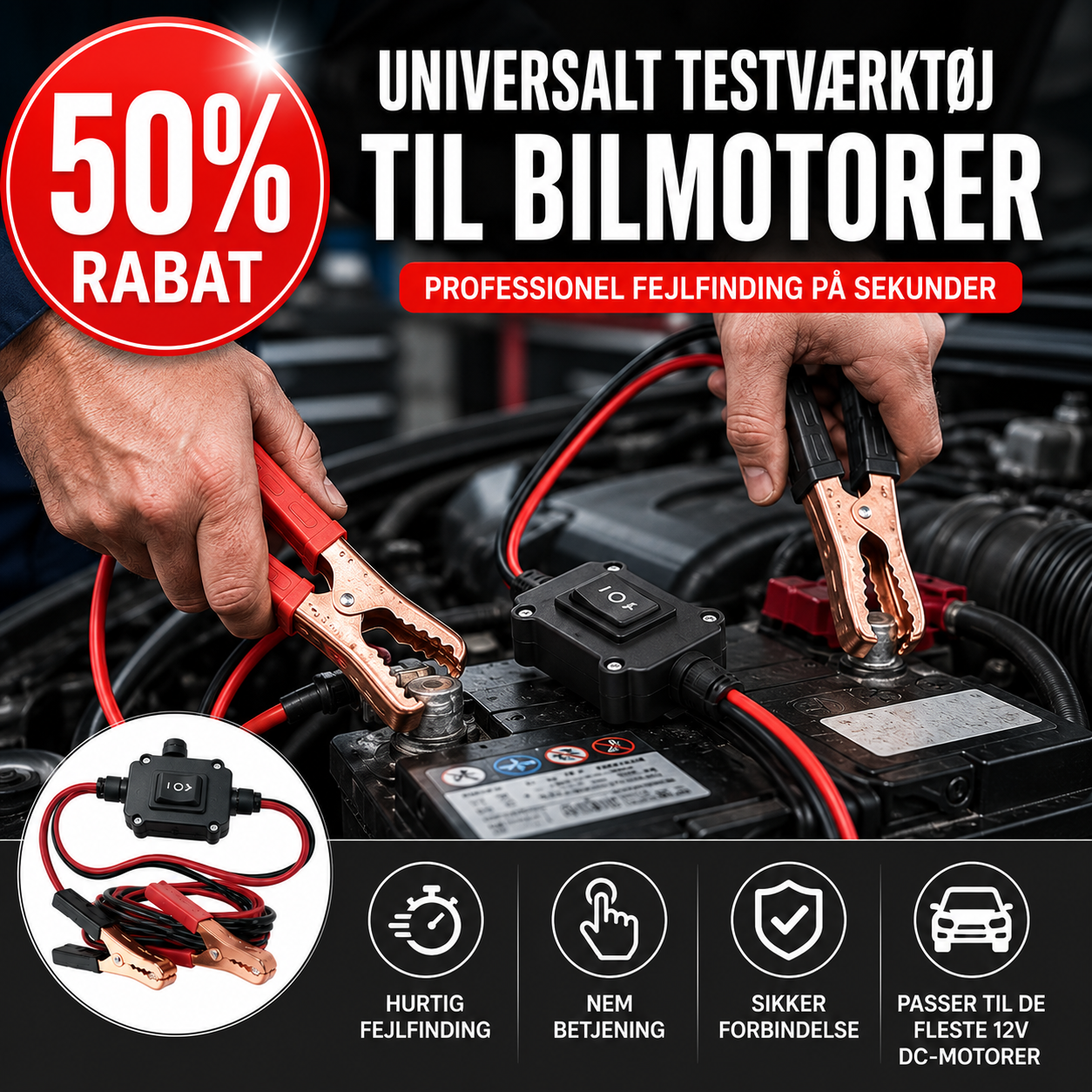 MotorCheck™ – Universelt diagnoseværktøj til bilmotorer
