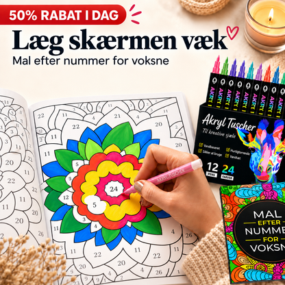 PixelRo™ Malebog til voksne