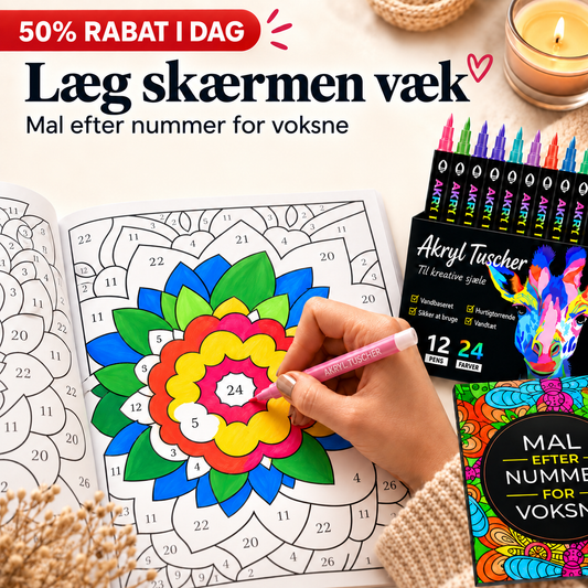 PixelRo™ Malebog til voksne