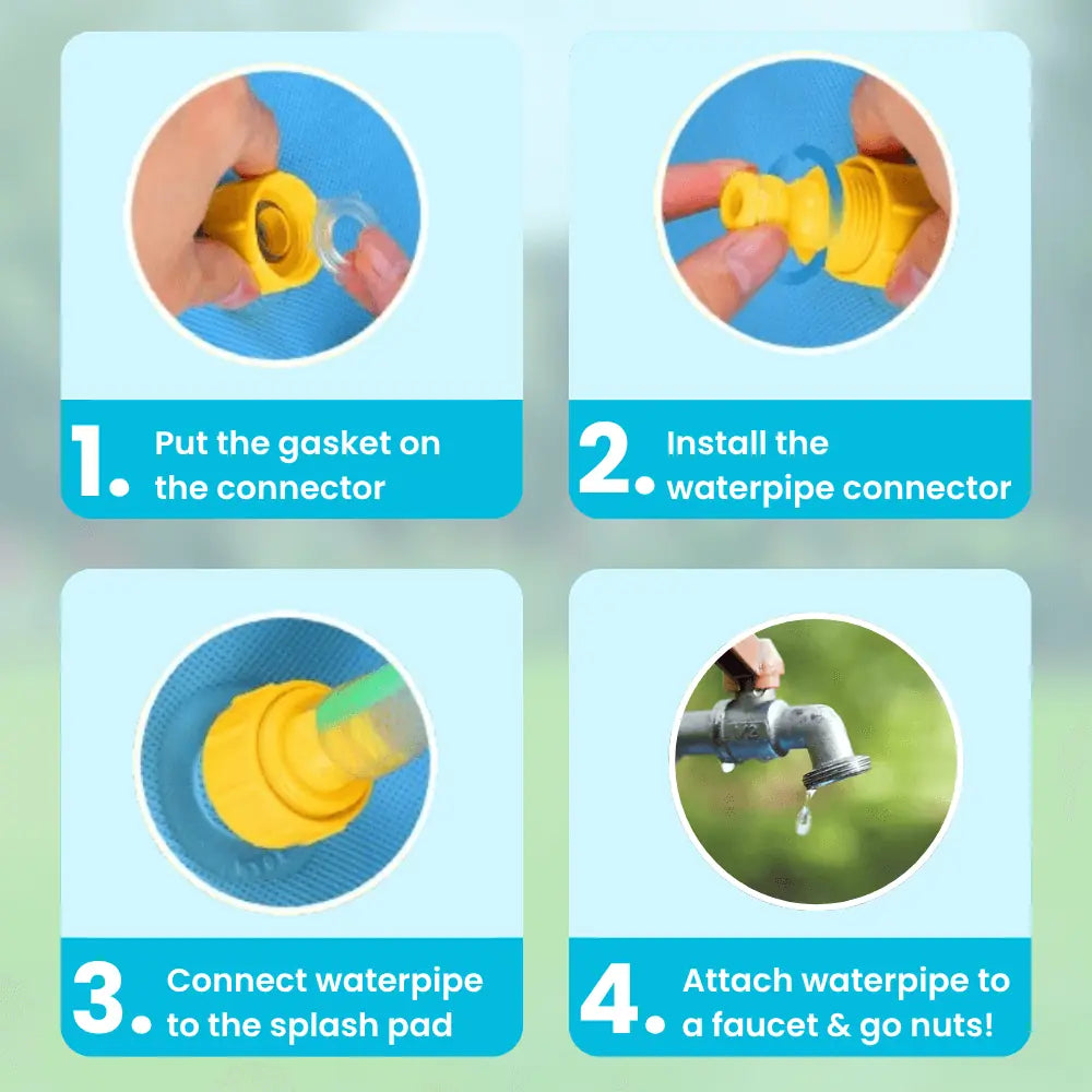 SplashPaw™ | Kølende Sprinklermåtte til Hunde