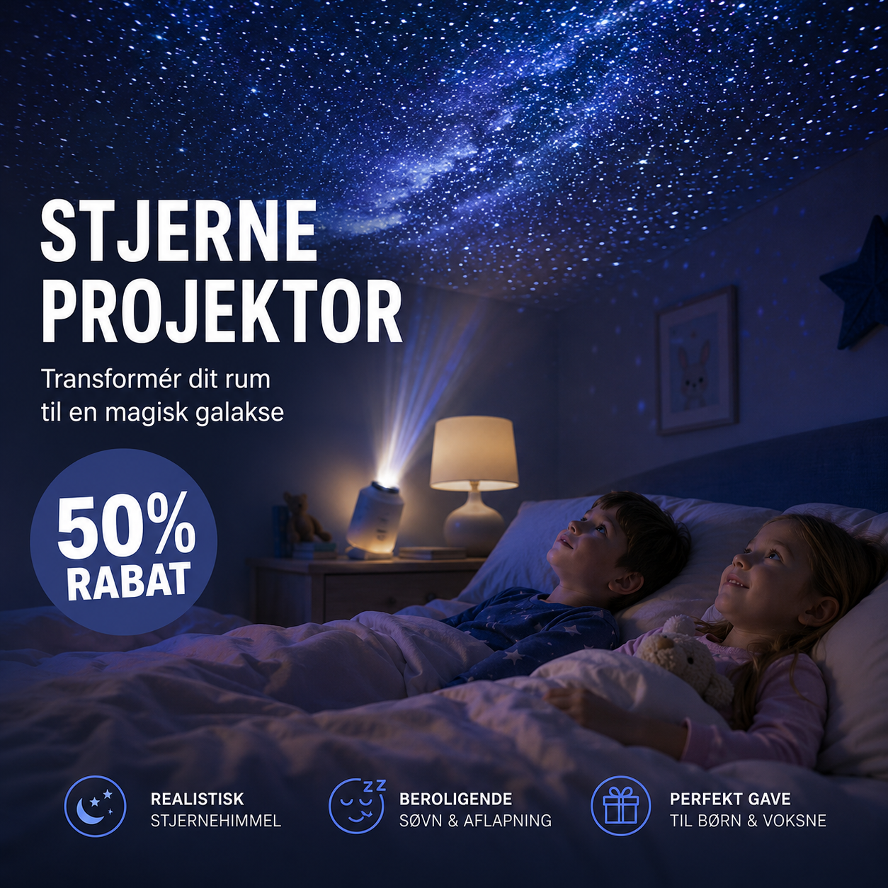 StellaSky™ Stjernehimmelprojektor