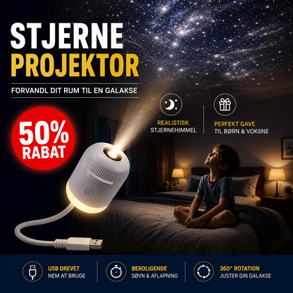 StellaSky™ Stjernehimmelprojektor