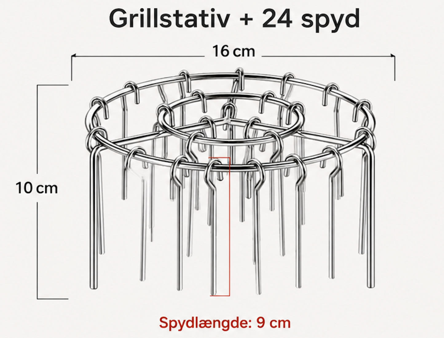 GrillMaster™ Airfryer Spydstativ