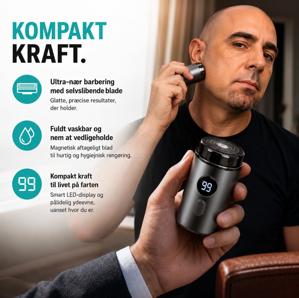 PocketShave™ | Kompakt Rejsebarbermaskine