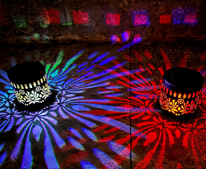 NordGlow™ | Soldrevet Mandala Havelampe