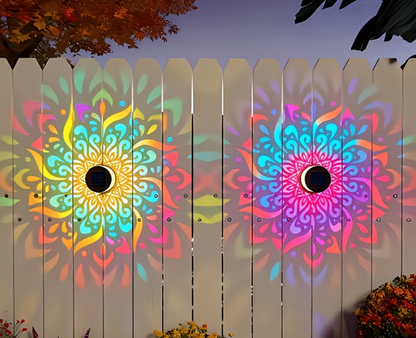 NordGlow™ | Soldrevet Mandala Havelampe