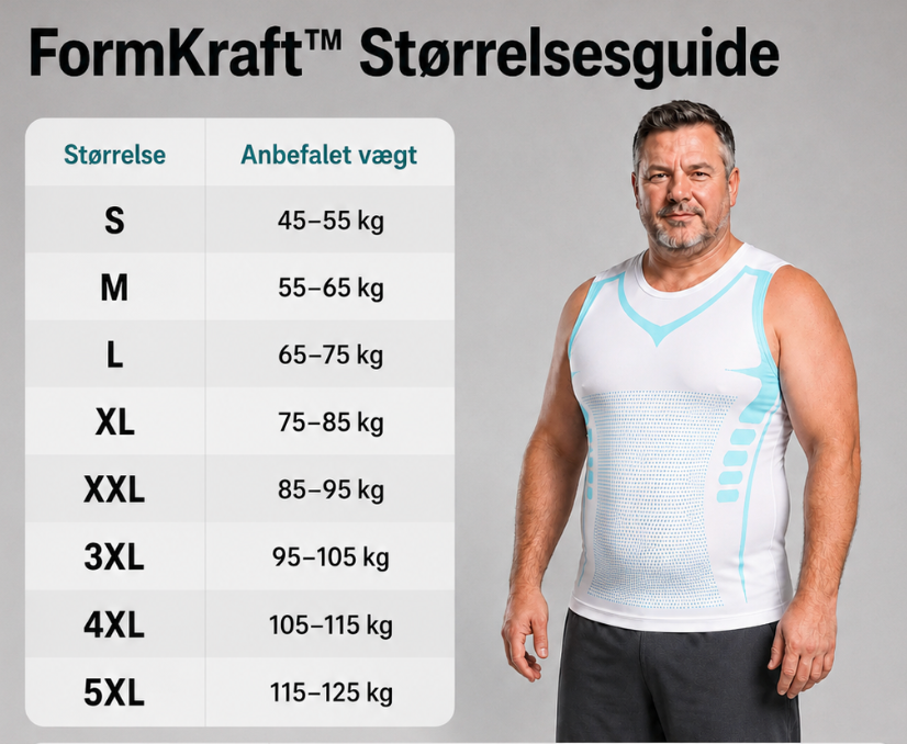 FormKraft™ Kompressionsundertrøje til mænd