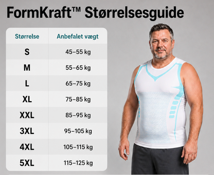 FormKraft™ Kompressionsundertrøje til mænd