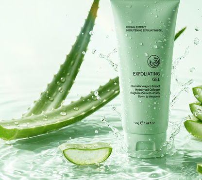 AloeGlow™ – Eksfolierende gel med planteekstrakter