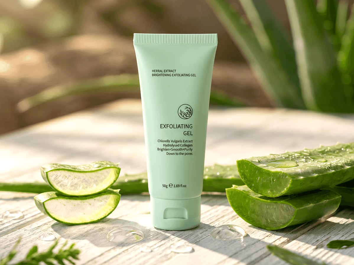 AloeGlow™ – Eksfolierende gel med planteekstrakter