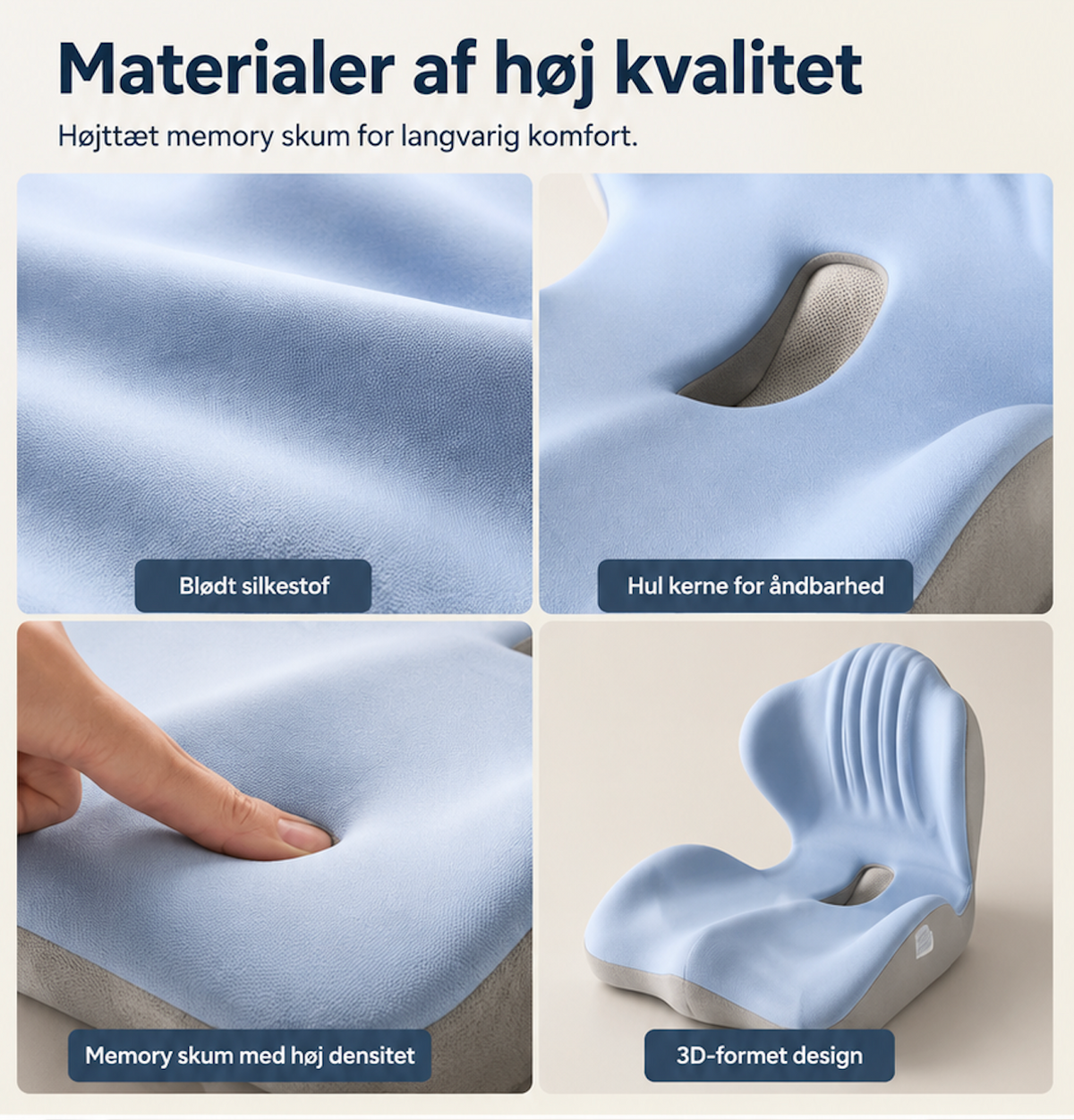 RygRo™ Ergonomisk siddepude
