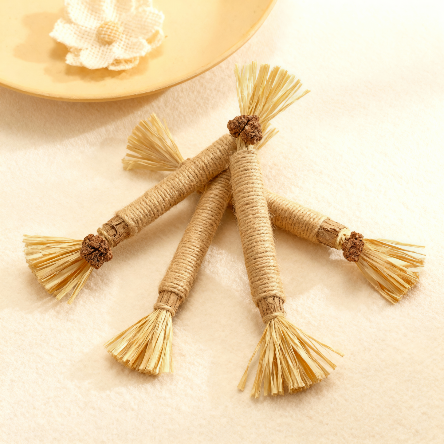 KatLykke™ 5 Stk. Naturlige Silvervine Tyggepinde
