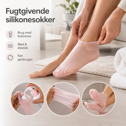 SoftStep™ Fugtgivende Silikonesokker (1 par + 1 par GRATIS)