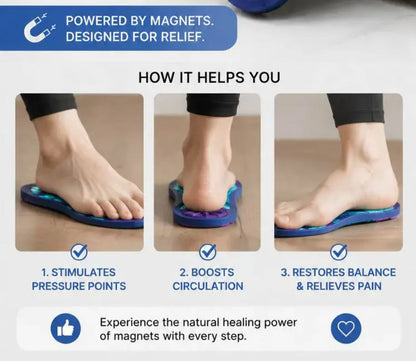Reflexa™ Magnetiske Akupressur Indlægssåler