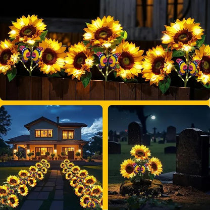 SolarBloom™ solcelle-solsikkelampe