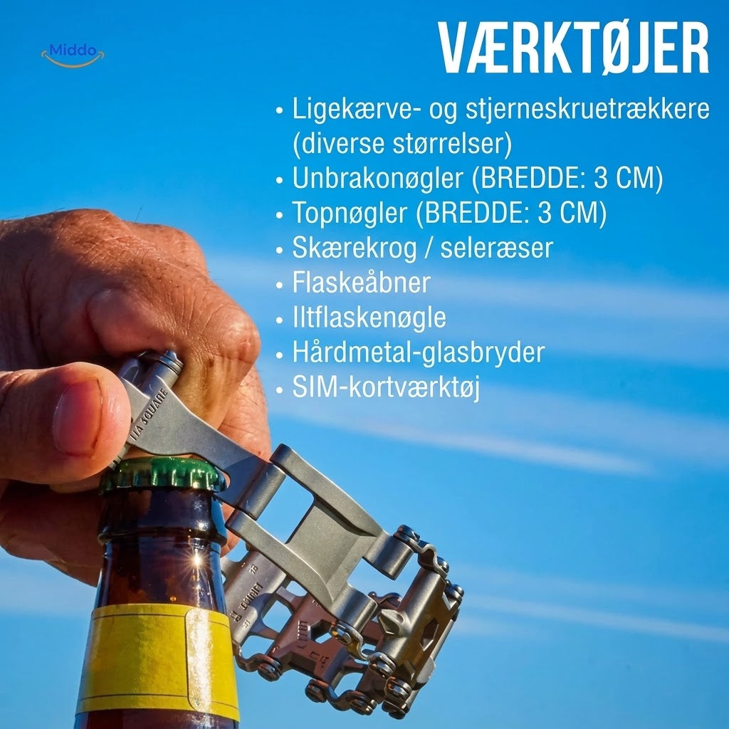 GearPro™ armbånd i rustfrit stål