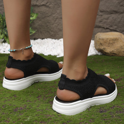 AirFlex™ Åndbare Plateau Sandaler