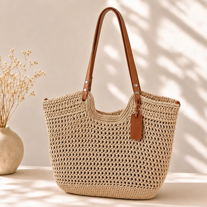 Emma Lund™ Håndvævet Tote Bag