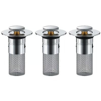 PureDrain™ Rustfrit Stål Afløbsfilter (2 Stk)