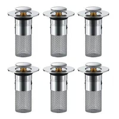 PureDrain™ Rustfrit Stål Afløbsfilter (2 Stk)