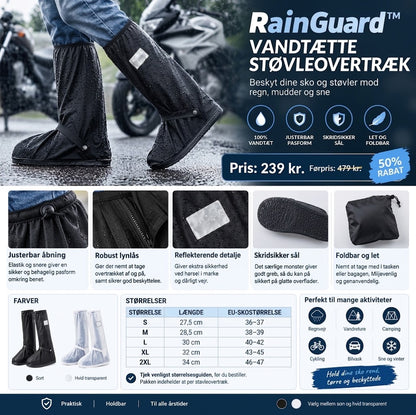 RainGuard™ vandtætte støvleovertræk