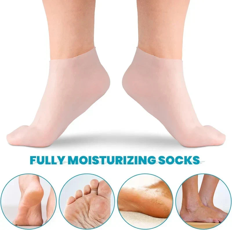 SoftStep™ Fugtgivende Silikonesokker (1 par + 1 par GRATIS)