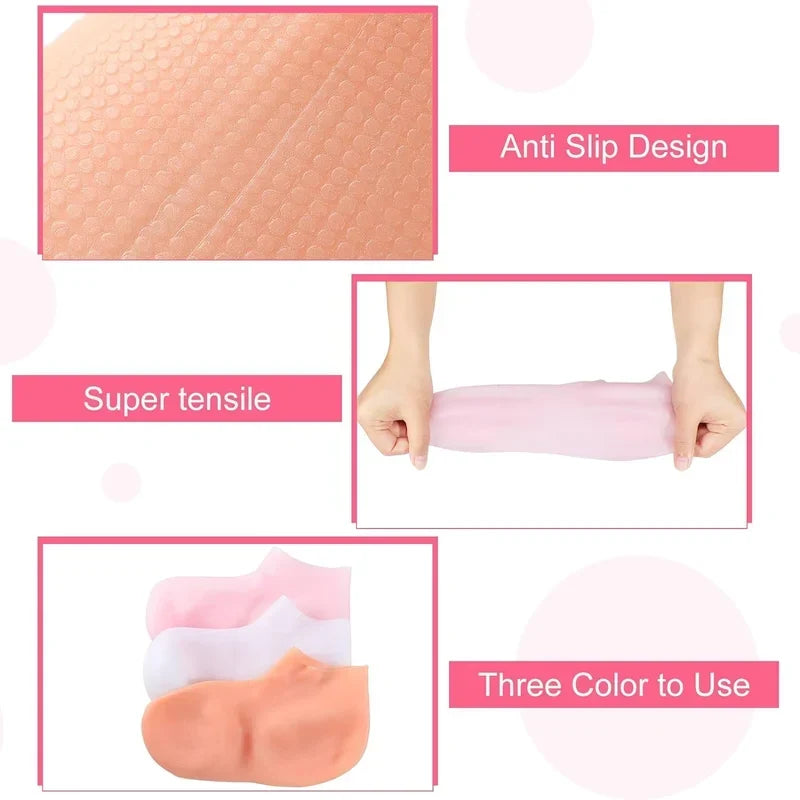 SoftStep™ Fugtgivende Silikonesokker (1 par + 1 par GRATIS)