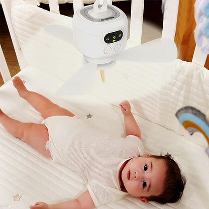LumiBreeze™ – Genopladelig loftventilator med LED-lys