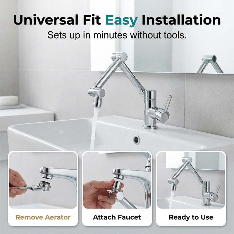 AquaFlex™ – 360° drejeligt vandhanehoved
