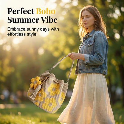 BohoBloom™ | Hæklet Taske