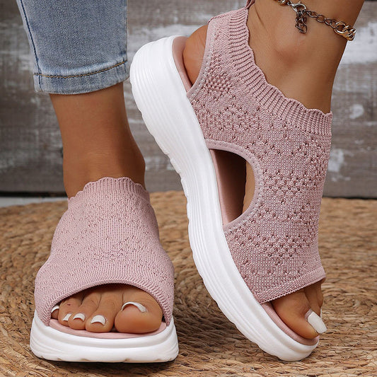 AirFlex™ Åndbare Plateau Sandaler