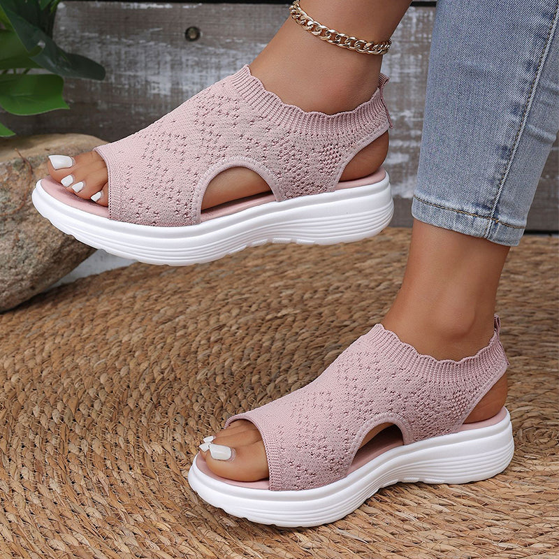 AirFlex™ Åndbare Plateau Sandaler
