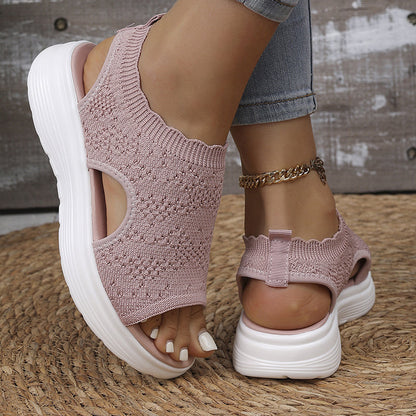 AirFlex™ Åndbare Plateau Sandaler
