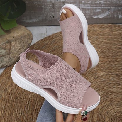 AirFlex™ Åndbare Plateau Sandaler