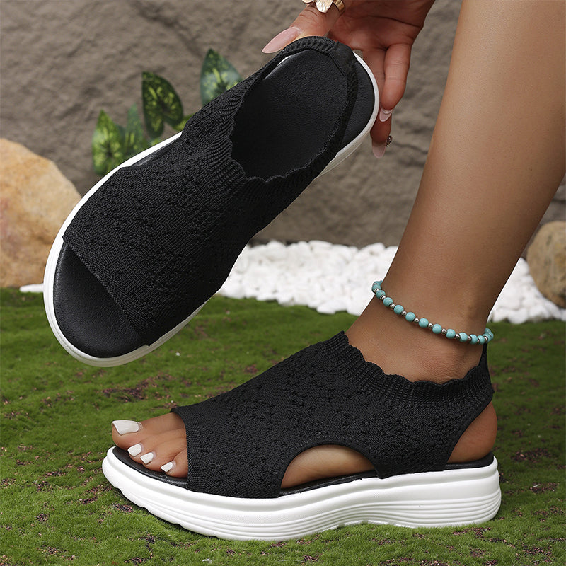 AirFlex™ Åndbare Plateau Sandaler