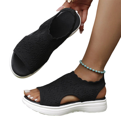 AirFlex™ Åndbare Plateau Sandaler